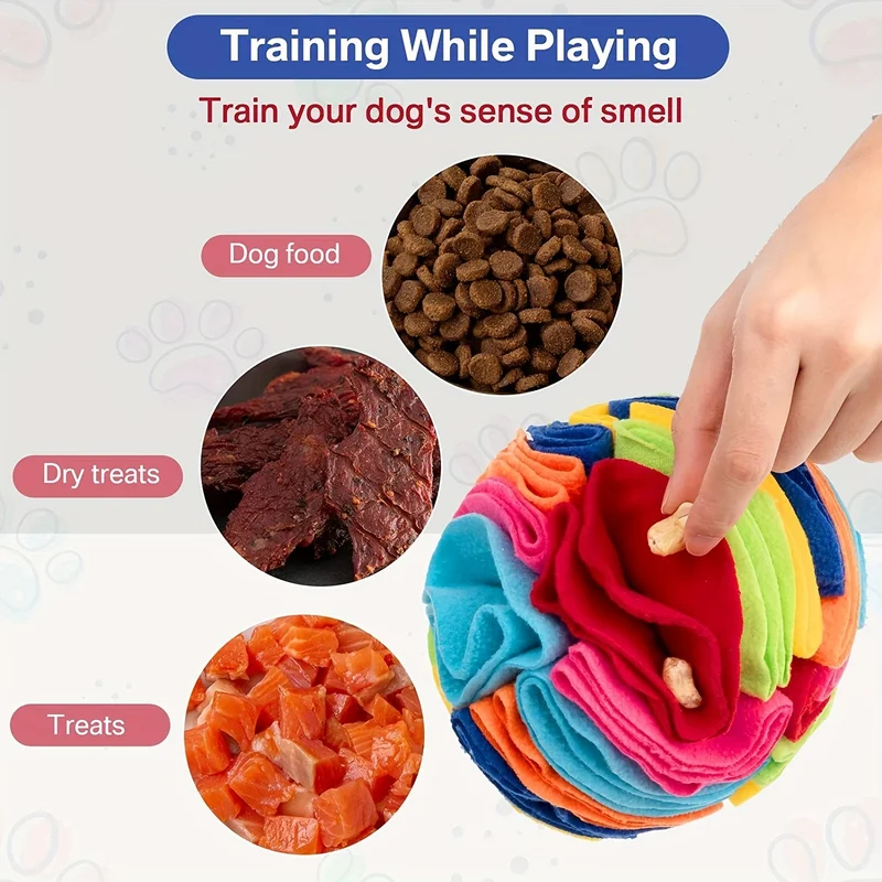 Indestructible Dog Chew Toy - Juguetes Interactivos para Perros, Pelota Olfativa