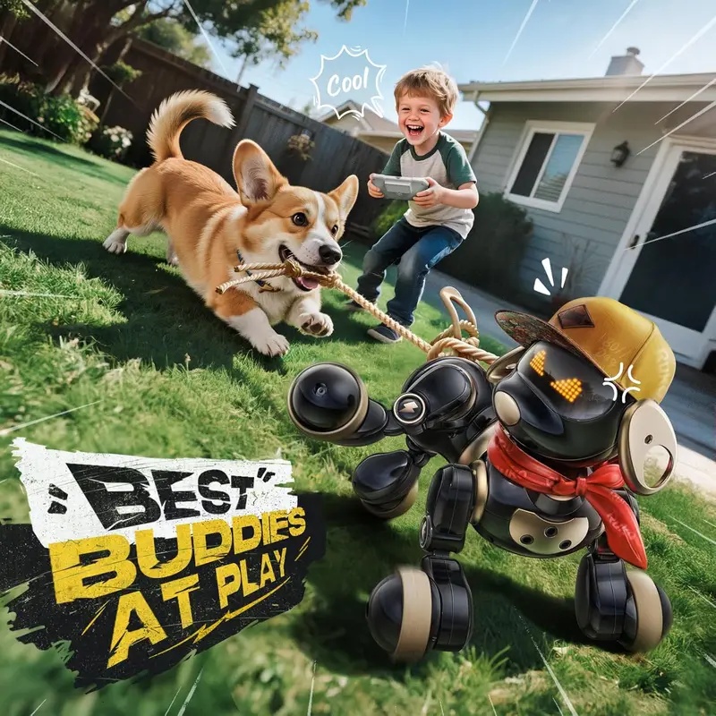 Dog Toys - Juguete de perro robot con control