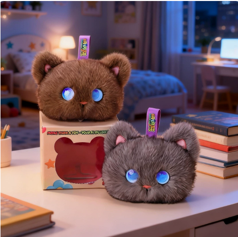 Cat Toys - Peluche Gato Compañero de Escritorio IA