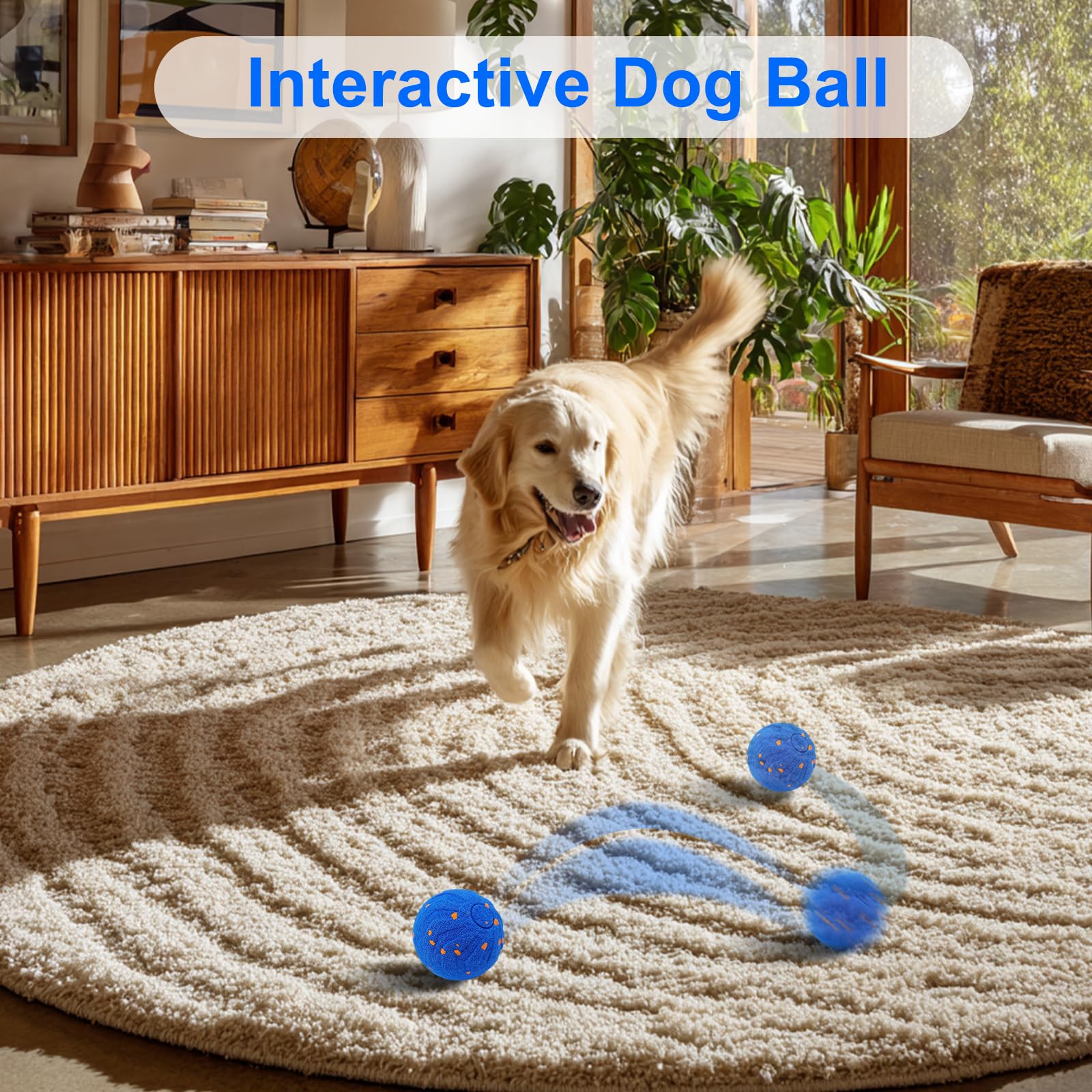 Pelota interactiva para perros - Automatic Moving Dog Ball reseña y precio
