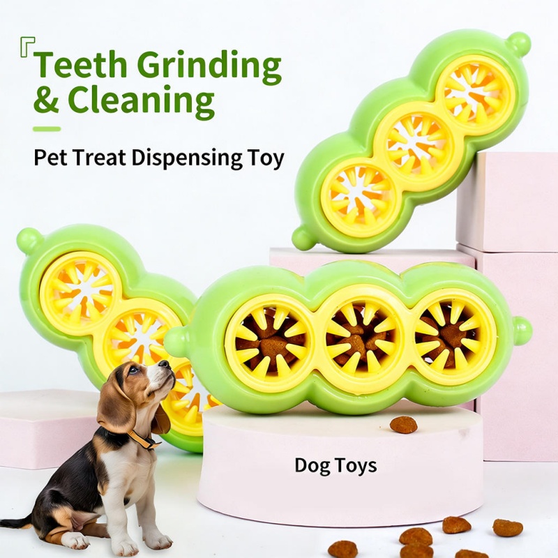 Juguete interactivo para perro - Rubber Treat Dispensing Dog Toy reseña y precio