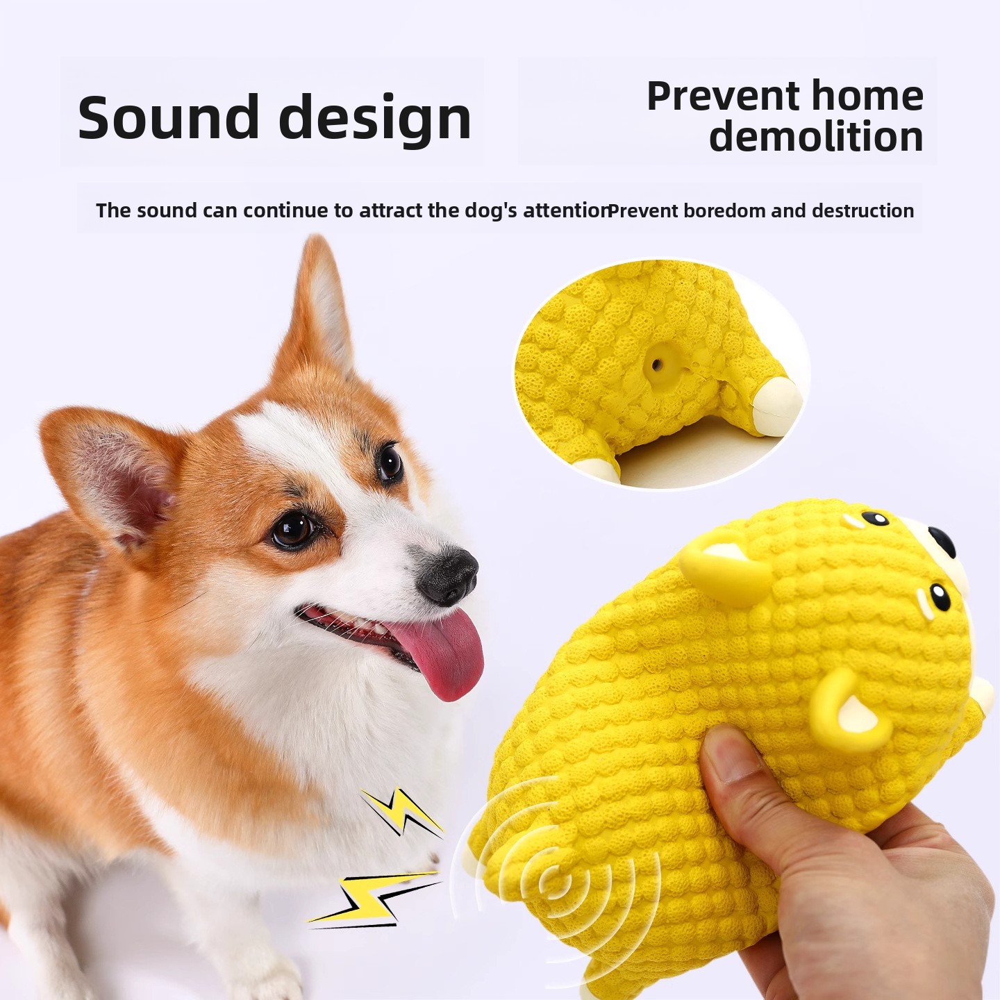 Juguete chirriante de látex co - Interactive Squeaky Plush Dog Toy reseña y precio