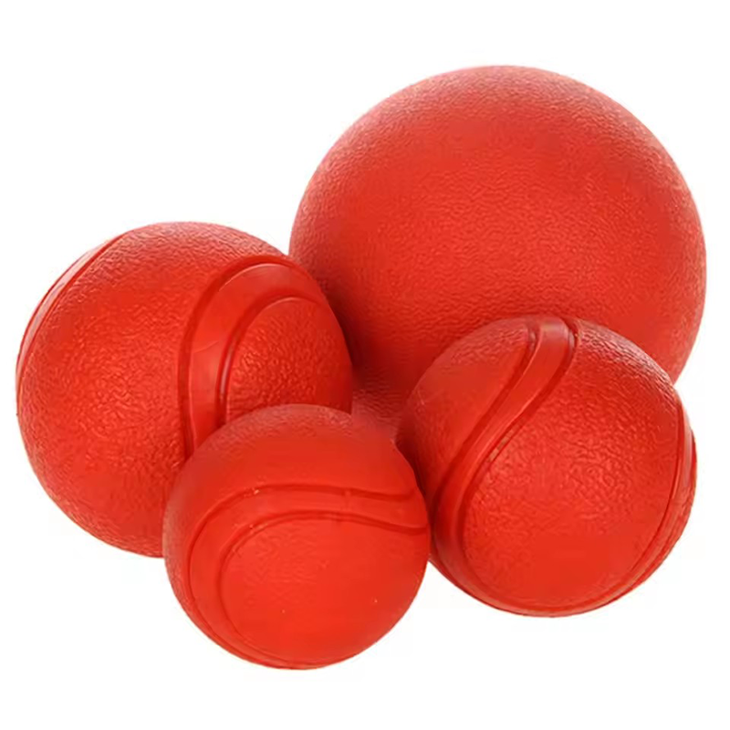 Pelota de goma sólida para per - Indestructible Dog Chew Toy reseña y precio