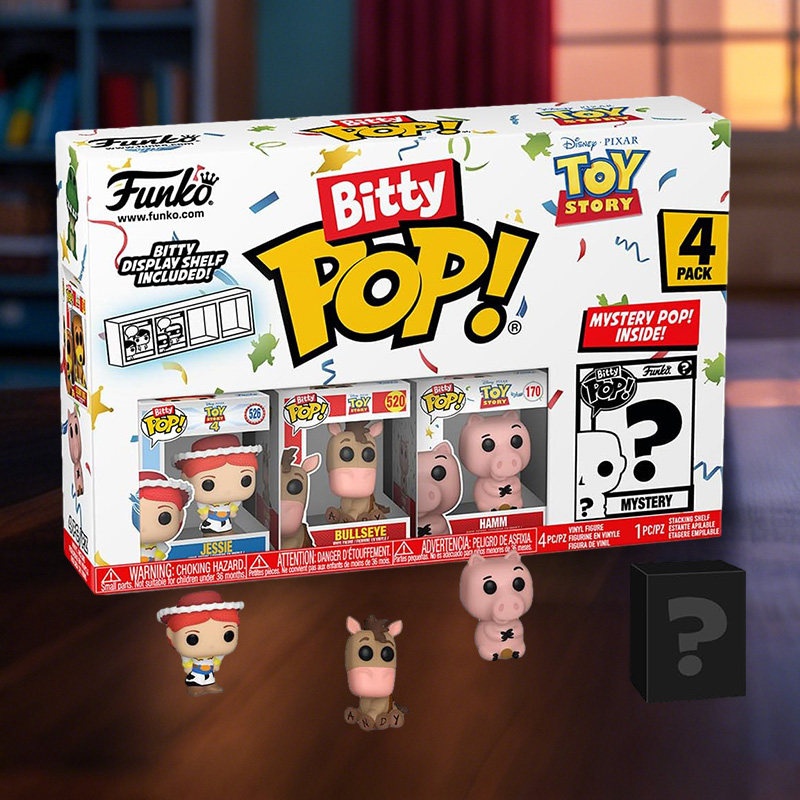 Funko Bitty Pop Toy Story Wood - Interactive Squeaky Plush Dog Toy reseña y precio