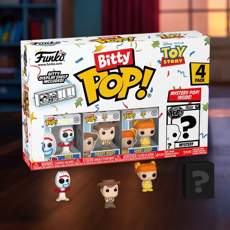 Funko Bitty Pop Toy Story Wood - Interactive Squeaky Plush Dog Toy reseña y precio