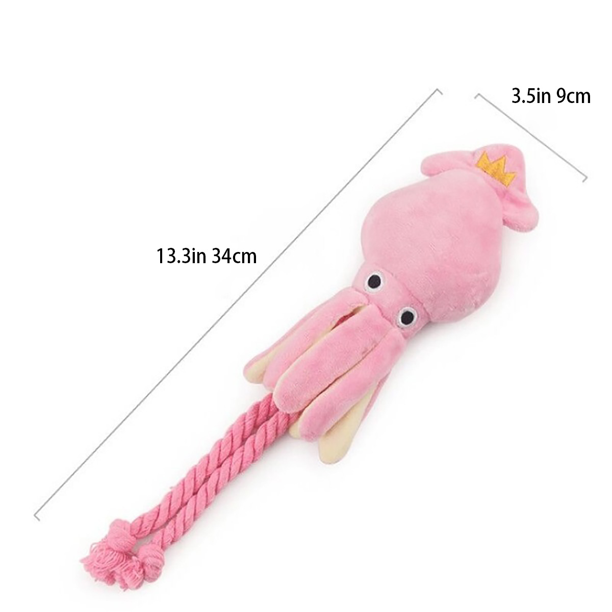 Supet-juguete de cuerda de pel - Interactive Squeaky Plush Dog Toy reseña y precio