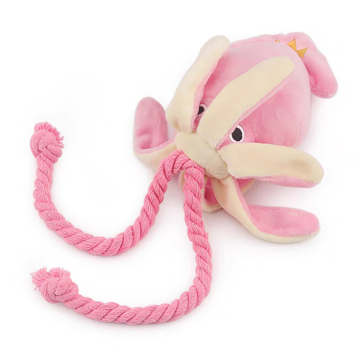 Supet-juguete de cuerda de pel - Interactive Squeaky Plush Dog Toy reseña y precio